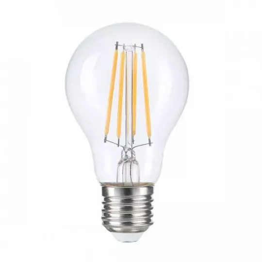 Ampoule LED A60 Filament 8W Dimmable E27 Blanc Chaud 2700K