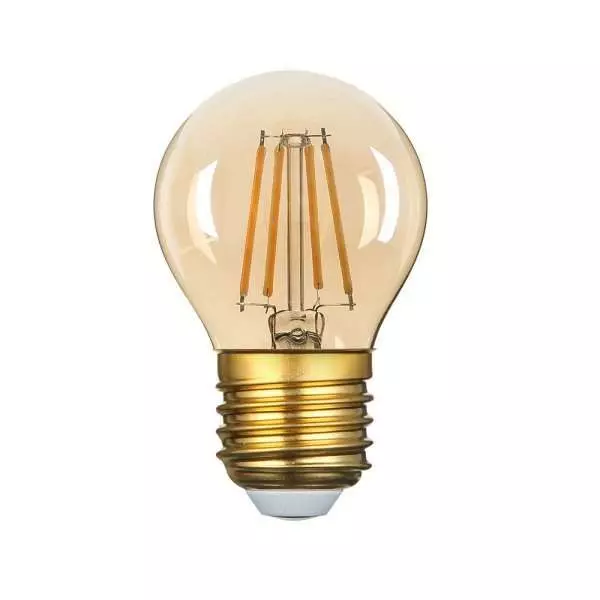 Ampoule LED dimmable 4W Givré filament Guinguette E27 blanc chaud