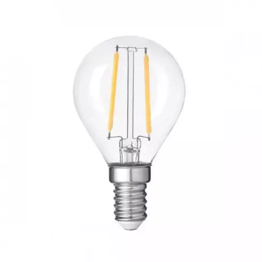 Ampoule LED G45 Filament 4W Dimmable E14 - Blanc Chaud 2700K