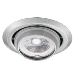 Support Spot Encastrable Rond Orientable 45° ARGUS Chrome