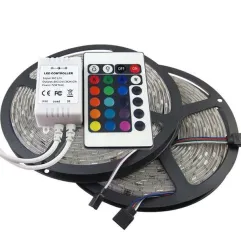 Ensemble de bande LED 1M, bande LED RGB 5050 SMD, bande LED 30 LED