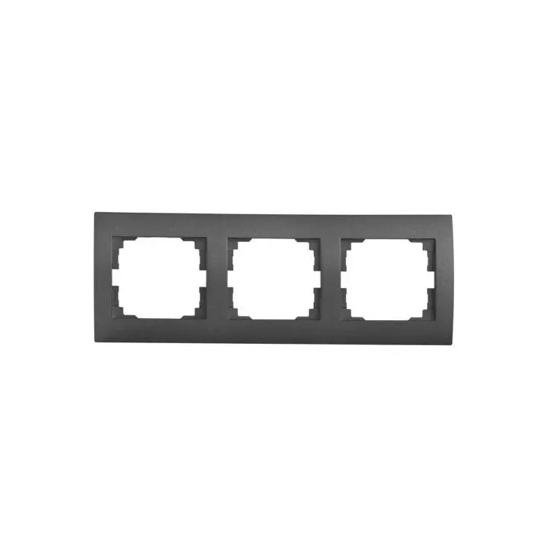 Cadre Triple Horizontal LOGI Graphite