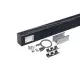 Réglette LED Fine Noire Suspendue 40W Linkable 1200mm Blanc Naturel 4000K