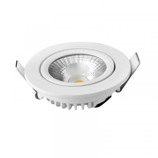 law Meter welfare Spot LED encastrable 8W extra plat - 220V orientable blanc