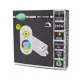 Kit Contrôleur et Télécommande LED RF Dimmable DC12/24V 216W max IP20 RGB
