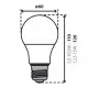 Ampoule LED E27 A60 10,5W 1050lm TUV lumière 75W