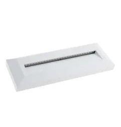 Spot LED 3W pour Escalier Rectangulaire Blanc AC 220-240V Blanc Chaud 3000K