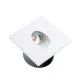 Spot LED 3W Encastrable pour Escalier Carré Blanc AC 220-240V Blanc Chaud 3000K