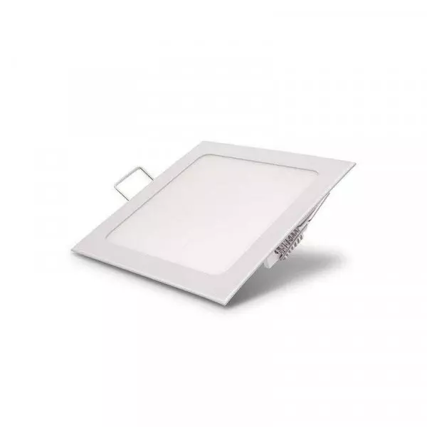 Downlight carré LED 24W Blanc - Blanc Chaud 3000K