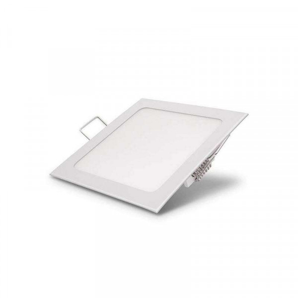 Downlight carré LED 24W Gris - Blanc Chaud 3000K