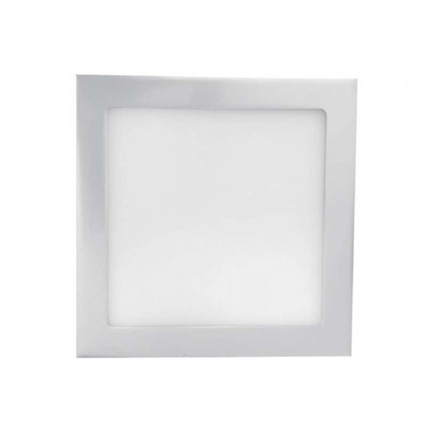Downlight carré LED 24W Gris - Blanc Naturel 4200K.