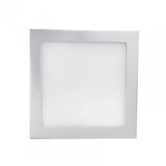 Downlight carré LED 24W Gris - Blanc Chaud 3000K