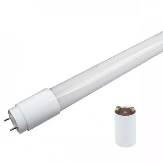 Tube LED T8 22W avec Starter 1500mm Blanc Chaud 2800K