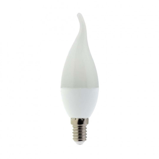 Ampoule LED E14 6W Flamme coup de vent - Blanc Neutre 4500K