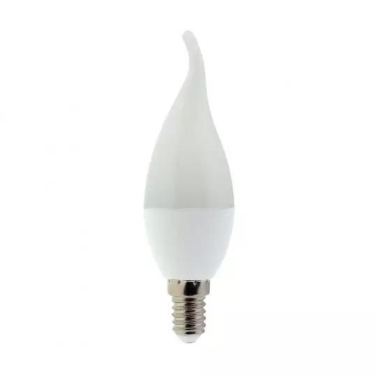 Ampoule LED E14 6W Flamme coup de vent - Blanc Neutre 4500K