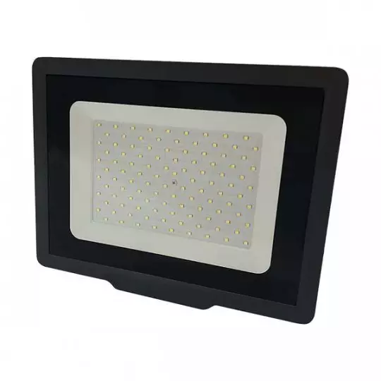 Projecteur LED Noir 100W (500W) IP65 8000 lumens - Blanc Naturel 4500K