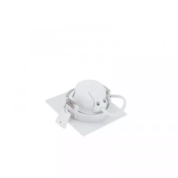 Plafonnier LED Carré Encastrable Blanc 10W COB Éclairage 50W - Blanc du Jour 6000K
