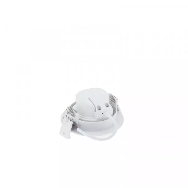 Plafonnier rond encastrable blanc LED 10W COB - éclairage 45W