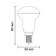 Ampoule LED E14 6W R50 équivalent 40W