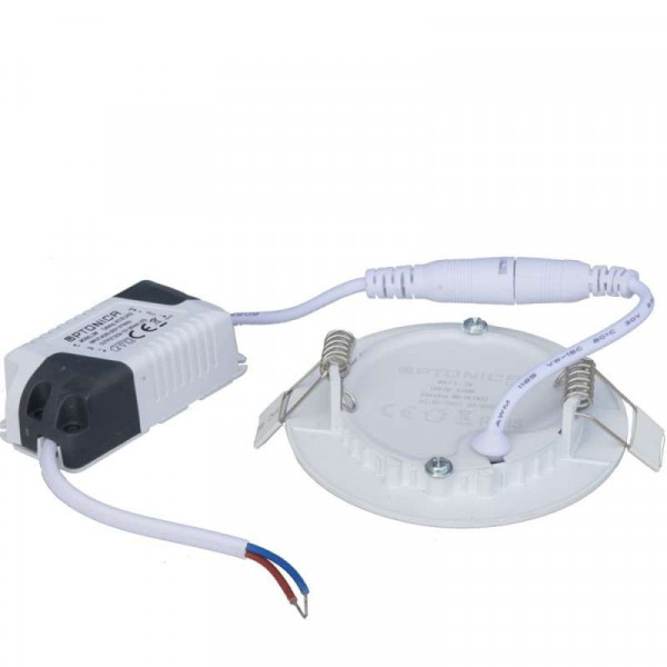 Plafonnier LED Rond 12W Extra Plat (eq 100W) Encastrable - Blanc Naturel 4500K