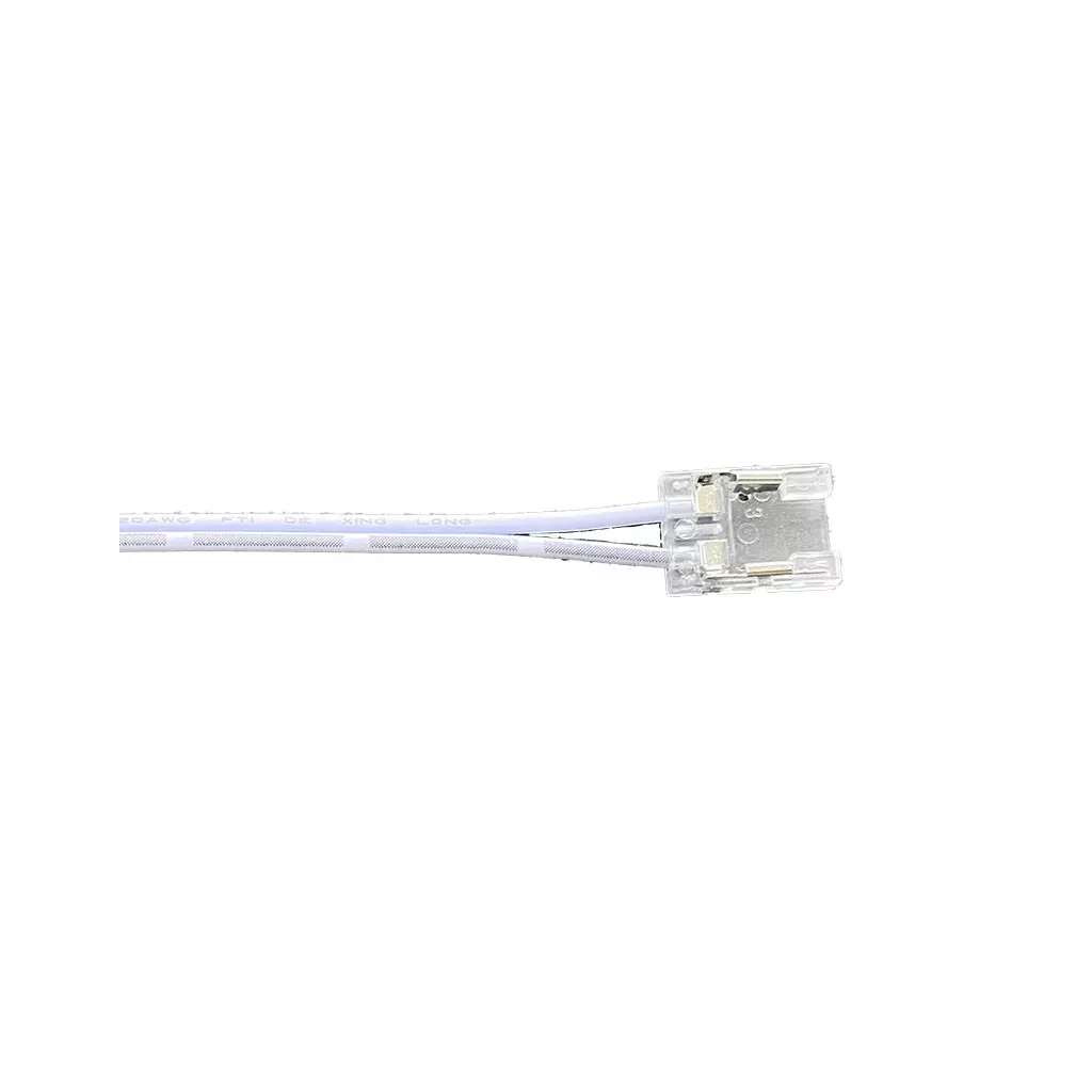 Câble Double Connecteur Rapide Ruban LED 12/24V DC Monochrome 10mm