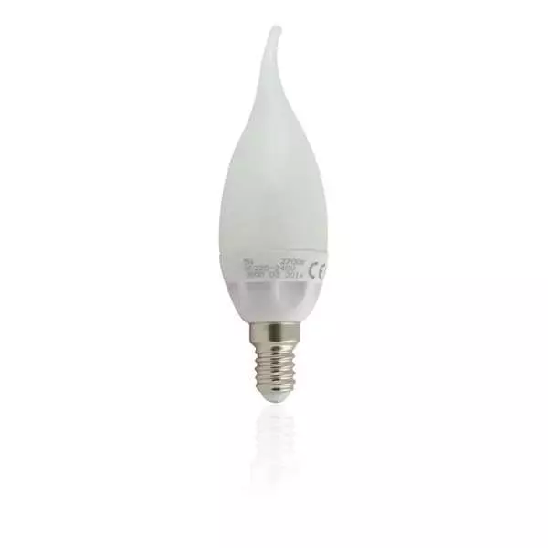 Ampoule LED E14 6W Flamme Coup de Vent Équivalent 40W - Blanc Naturel 4500K