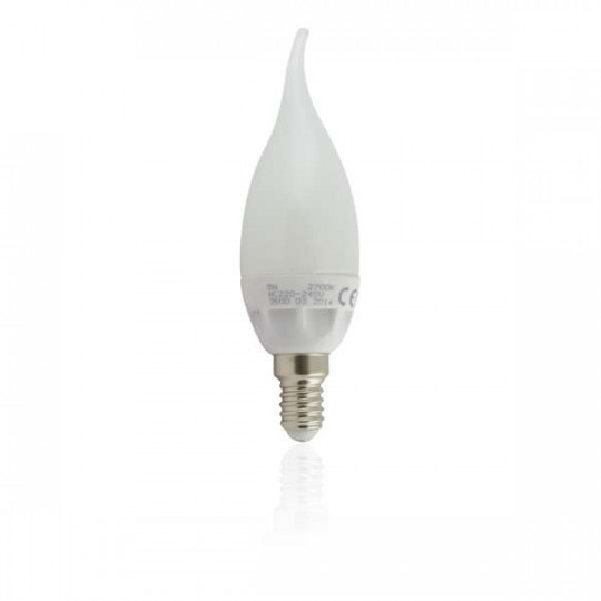Ampoule LED E14 6W Flamme Coup de Vent Équivalent 40W - Blanc du Jour 6000K