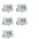 Lot de 5 Projecteurs LED 10W (60W) Blanc Premium Line IP65 850lm - Blanc Naturel 4500K