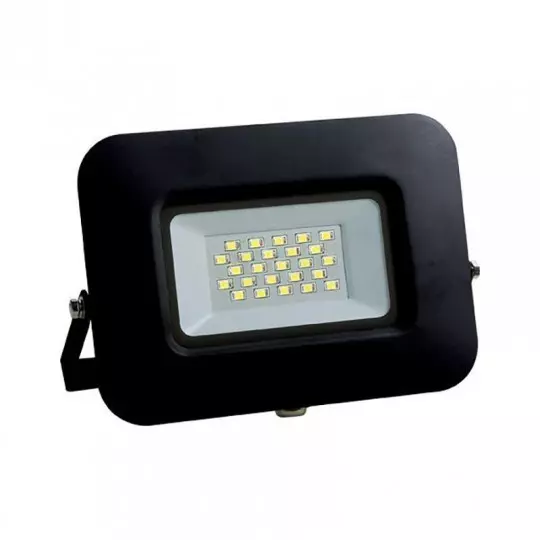 Projecteur LED 20W (120W) Noir Premium Line IP65 1700 lumens Optonica