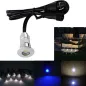 Mini spot LED encastrable rond 0,3W DC12V diamètre 24mm étanche IP67 Mini spot LED encastrable rond 0,3W DC12V diamètre 24mm étanche IP67