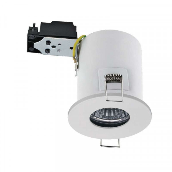 Kit Spot LED RT2012/BBC Finition Blanc GU10 7W  équivalent 50W - Blanc Chaud 2700K