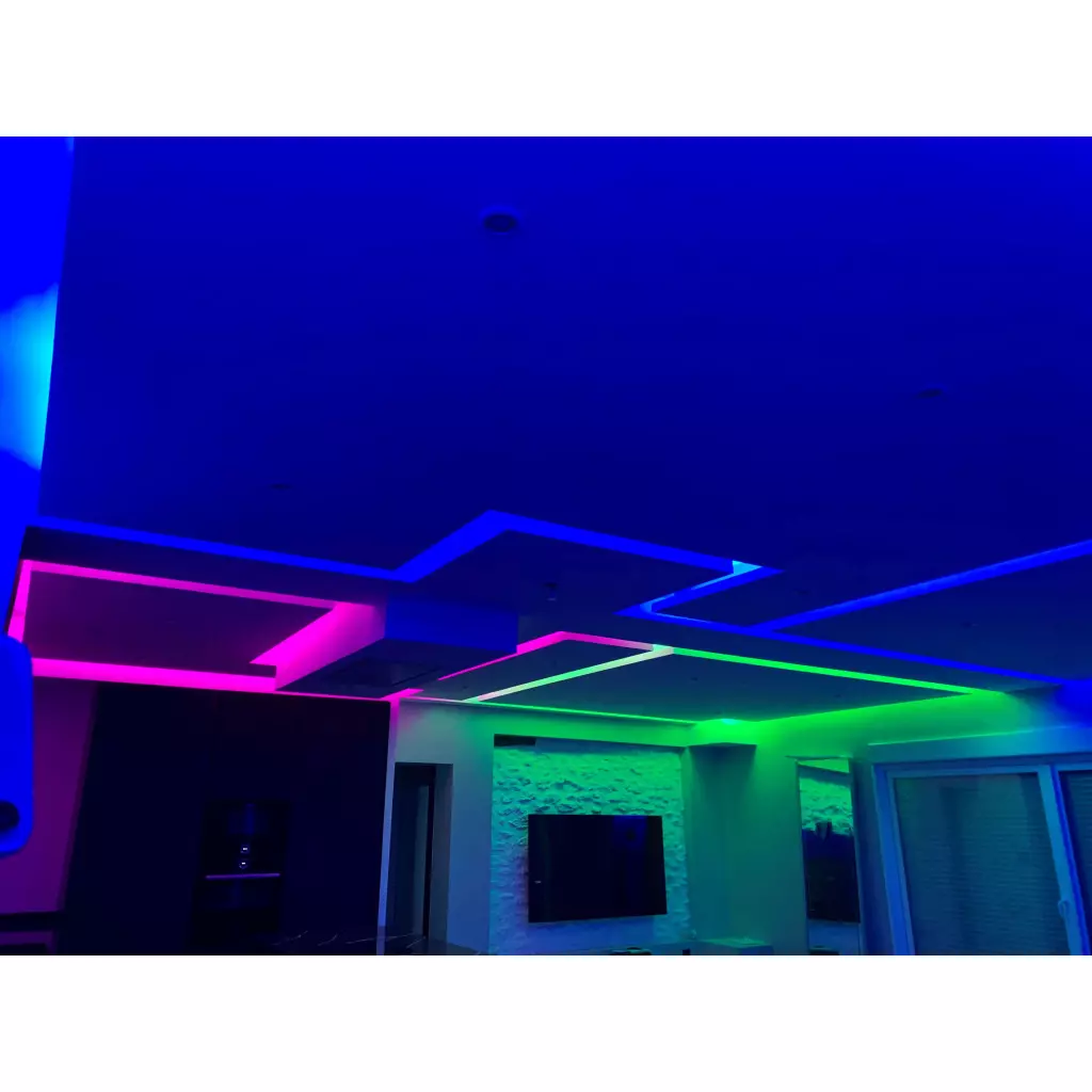 Ruban LED blanc et multicolore RGB 10 mètres sécable
