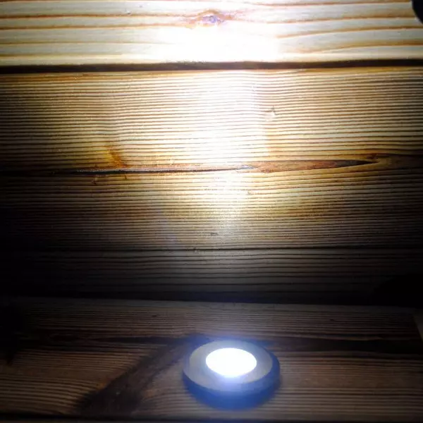 Spot LED extérieur à enterrer 1,5W (20W) DC12V - Lumière Bleue