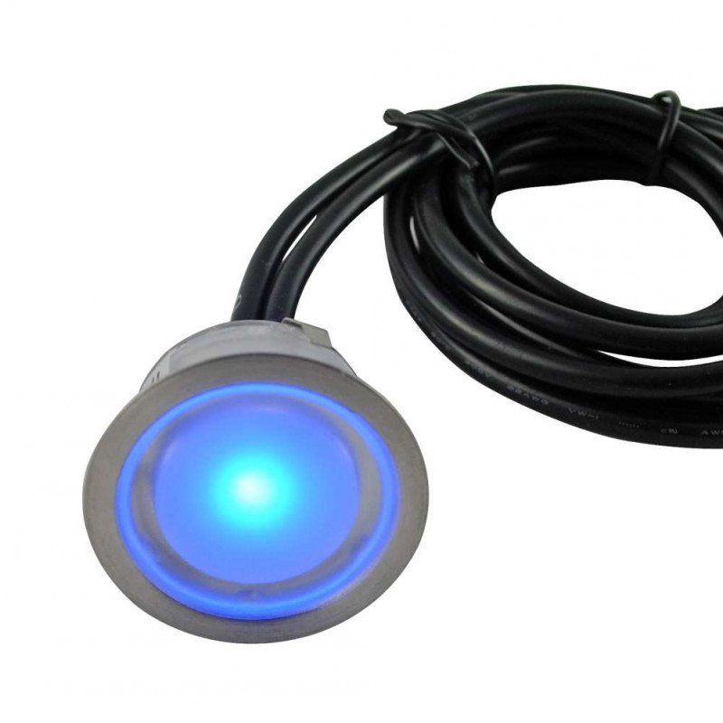 Mini Spot LED Encastrable 12V - Bleu
