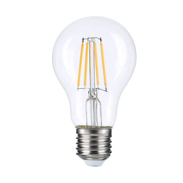 Ampoule LED E27 A60 filament E27 8W (eq. 60 watts) - Blanc du Jour 6000K