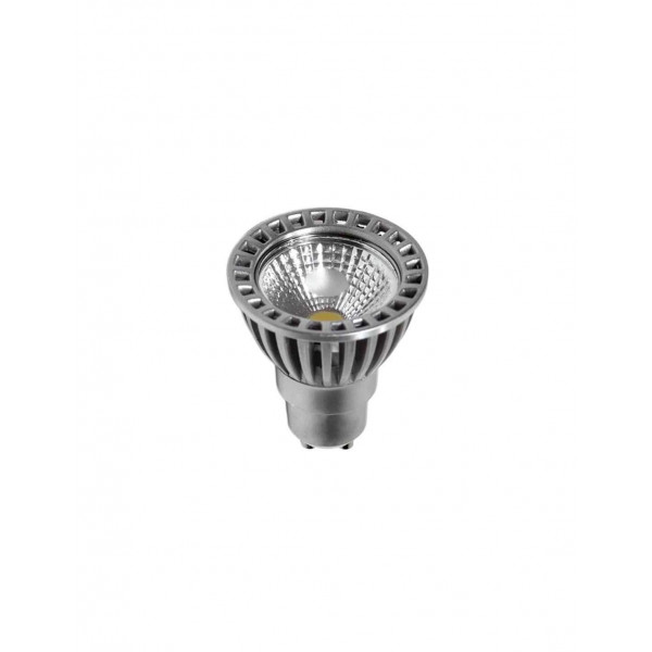 Kit Spot LED GU10 étanche 4W carré aluminium lumière 35W blanc chaud 2800K