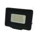 Projecteur LED 10W (50W) Noir Étanche IP65 800lm - Blanc Chaud 2700K