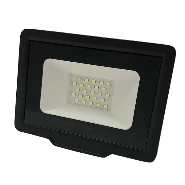 Projecteur LED Noir 20W (100W) Étanche IP65 1600lm - Blanc Naturel 4500K