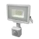 Projecteur LED Blanc 10W à Détecteur IP65 800lm - Blanc Naturel 4500K