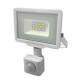 Projecteur LED Blanc 10W à Détecteur IP65 800lm - Blanc du Jour 6000K