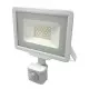 Projecteur LED Blanc 20W (100W) à Détecteur IP65 1600lm - Blanc Naturel 4500K