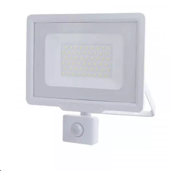 Projecteur LED Blanc 50W (250W) à Détecteur IP65 4000lm - Blanc du