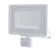 Projecteur LED Blanc 50W (250W) à Détecteur IP65 4000lm - Blanc du Jour 6000K