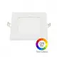 Plafonnier LED Carré 6W Extra Plat Encastrable IRC95 - Blanc Naturel 4200K
