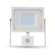 30W LED SMD Floodlight Sensor White Body Natural White