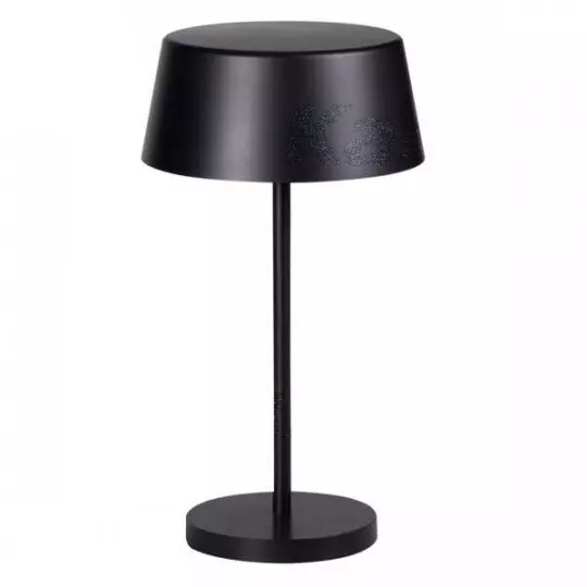 Lampe de table LED 7W Noir - Blanc Chaud 3000K