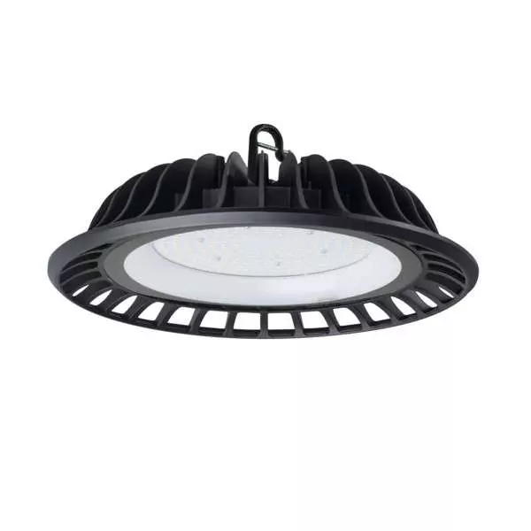 Cloche Highbay LED 150W étanche IP65 rond ∅350mm Noir - Blanc Naturel 4000K