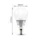 Ampoule LED E14 RGB +CCT 5W pilotable éclairage 40W