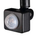 Projecteur LED à Détecteur 50W Noir étanche IP44 4000lm (400W) - Blanc Naturel 4000K