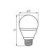 Ampoule LED E27 6,5W G45 équivalent à 48W - Blanc Chaud 3000K
